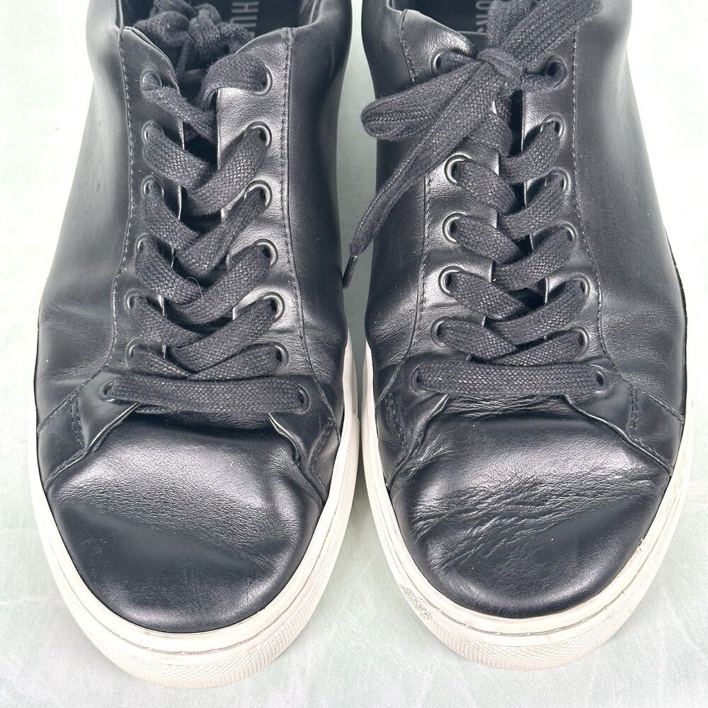 Thursday Shoes Everyday Leather Premium Low Top Sneakers Men's Size 10.5 Black - Picture 5 of 16